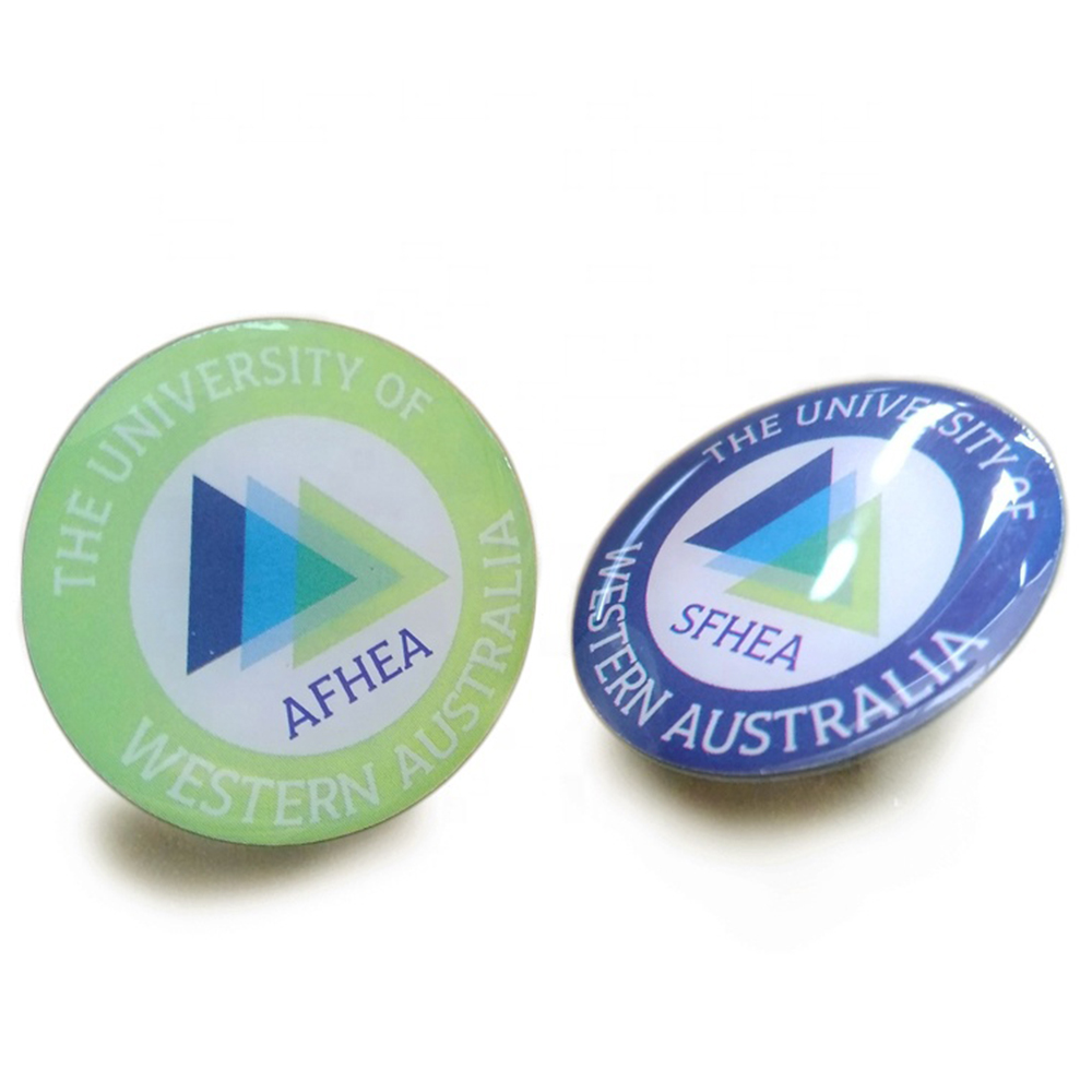 Full Colour Epoxy Dome Pin Badges