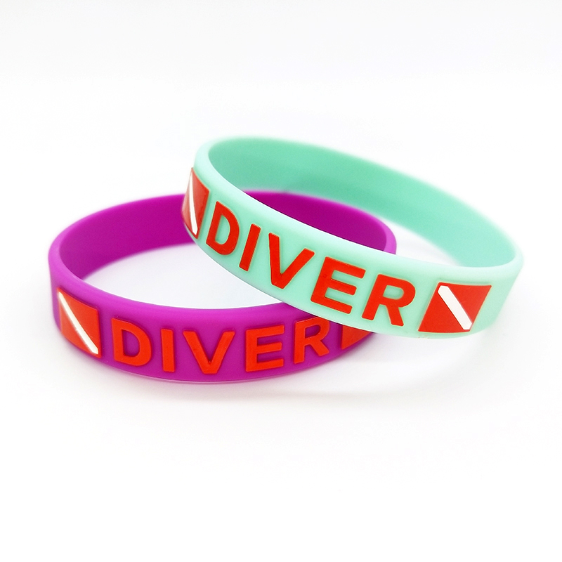 Printed Embossed Wristbands